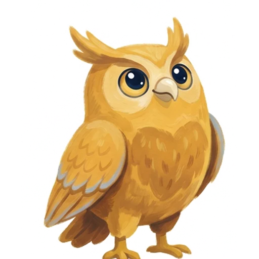Hoot the owl looking proud