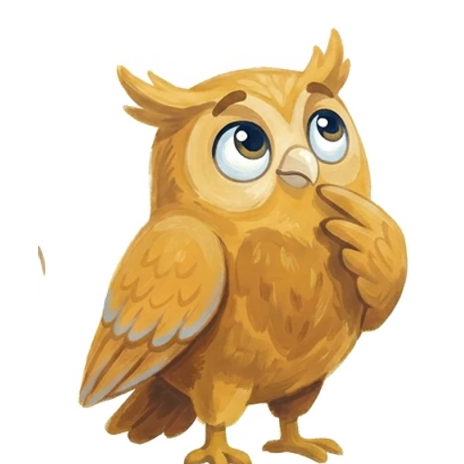 Hoot the owl thinking